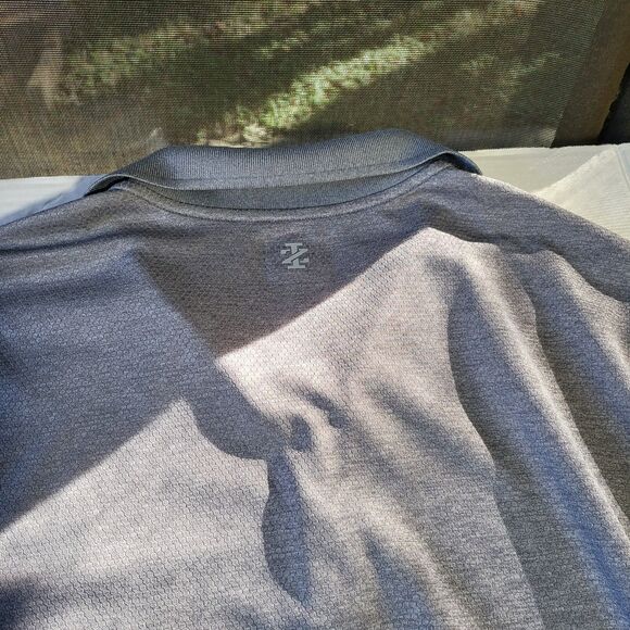 IZOD Mens XX-Large Gray Golf Long Sleeve Tournament Polo NEW - Picture 9 of 11